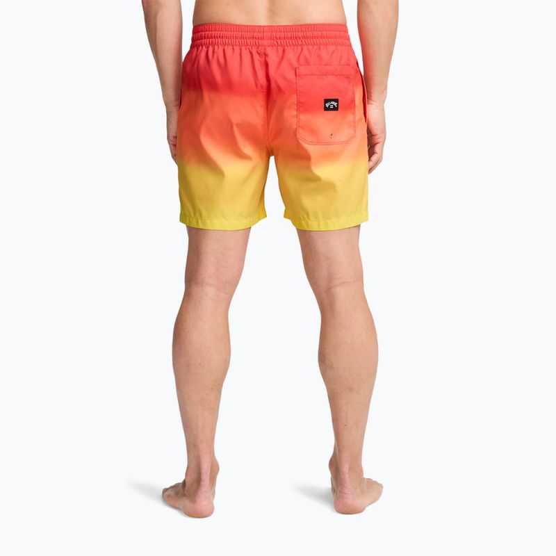 Pánské koupací šortky Billabong All Day Fade Layback retro yellow 3