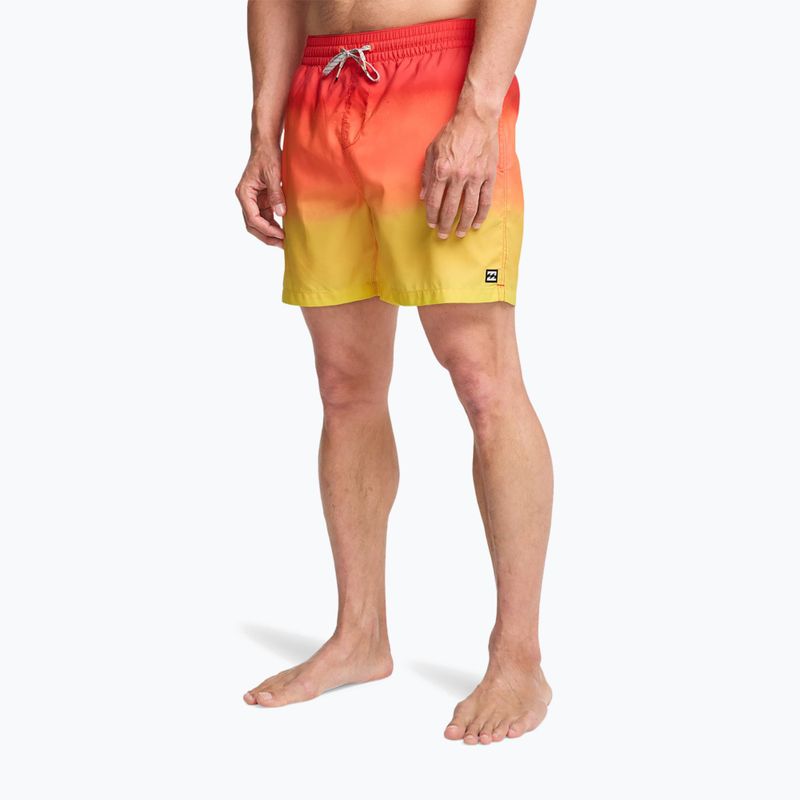 Pánské koupací šortky Billabong All Day Fade Layback retro yellow 4