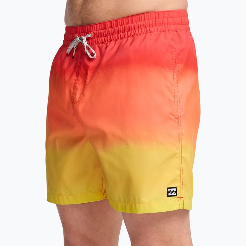 Pánské koupací šortky Billabong All Day Fade Layback retro yellow 5