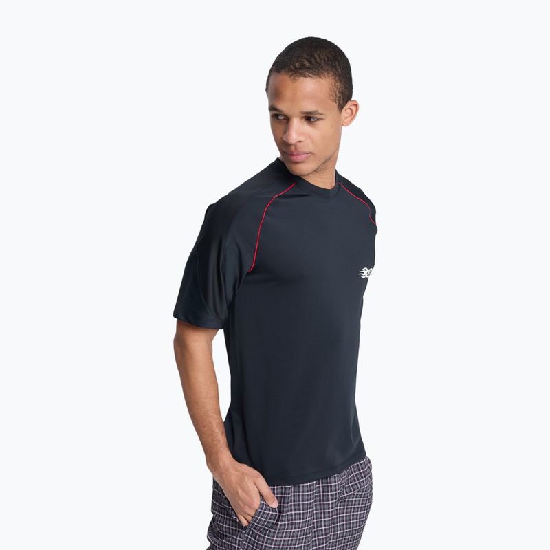 Pánské plavecké tričko Quiksilver Mercury Americana Surf black 3