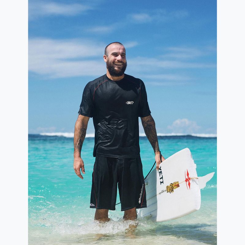 Pánské plavecké tričko Quiksilver Mercury Americana Surf black 7