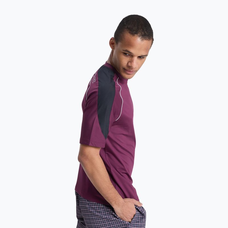 Pánské plavecké tričko Quiksilver Mercury Americana Surf potent purple 3