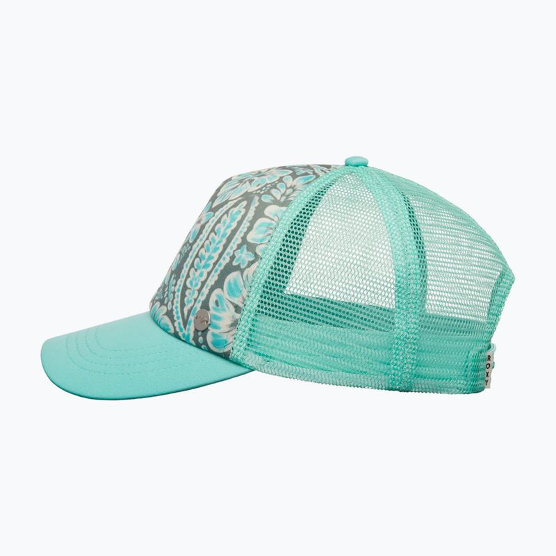 Dámská kšiltovka ROXY Beautiful Morning oil green wildside paisley 3