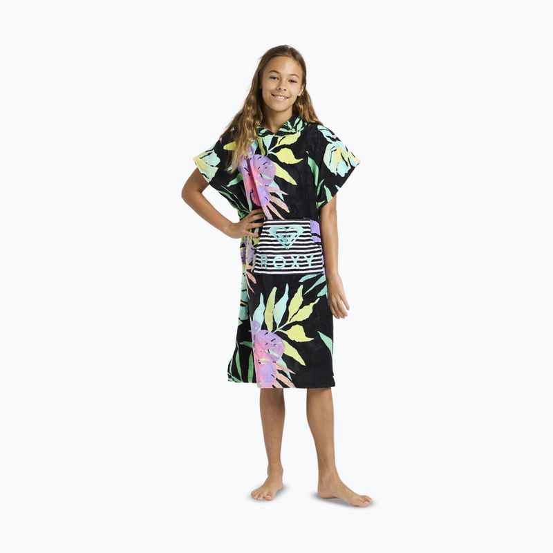 Dětské pončo ROXY RG Stay Magical Printed anthracite aquarella active rg 3