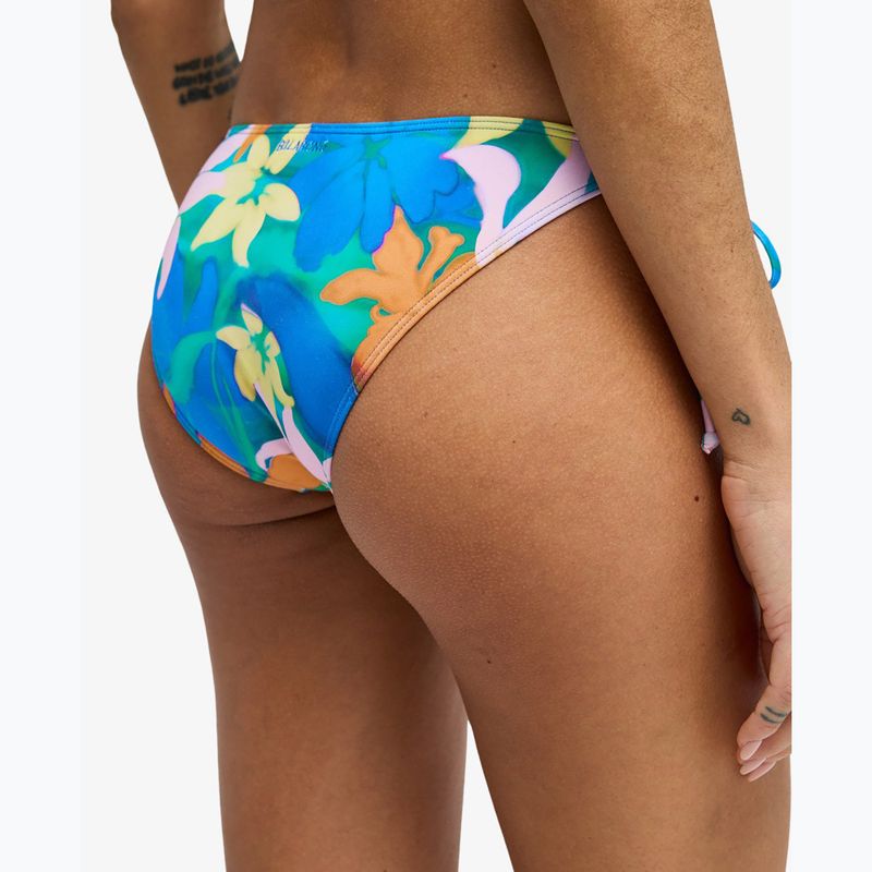 Spodní díl plavek Billabong Sol Searcher Tropic Tie Side aqua flores 4