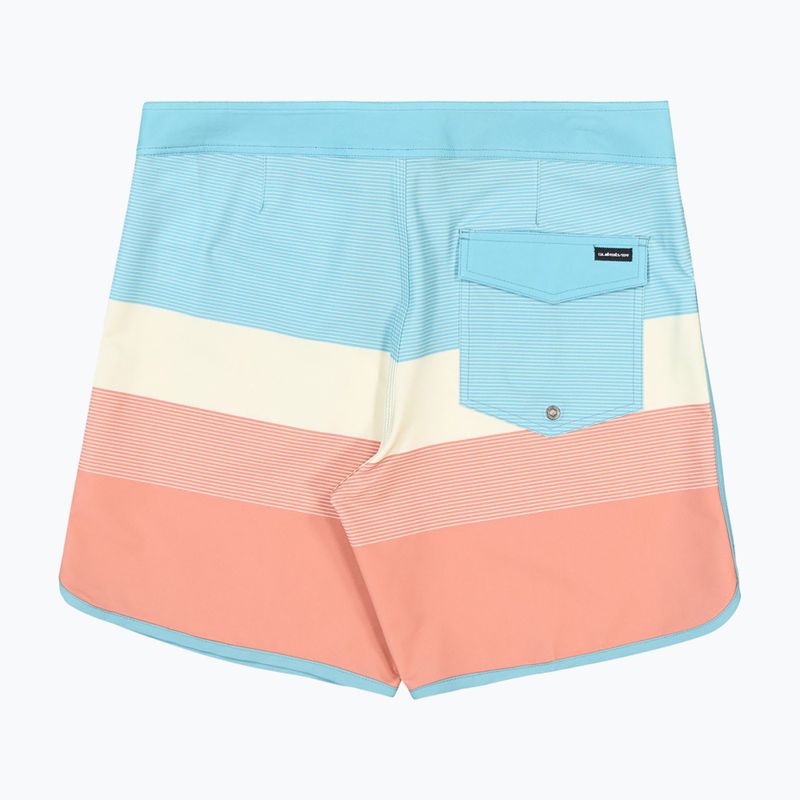 Pánské koupací šortky Quiksilver Surfsilk Scallop 18" desert sand/tijuana 8
