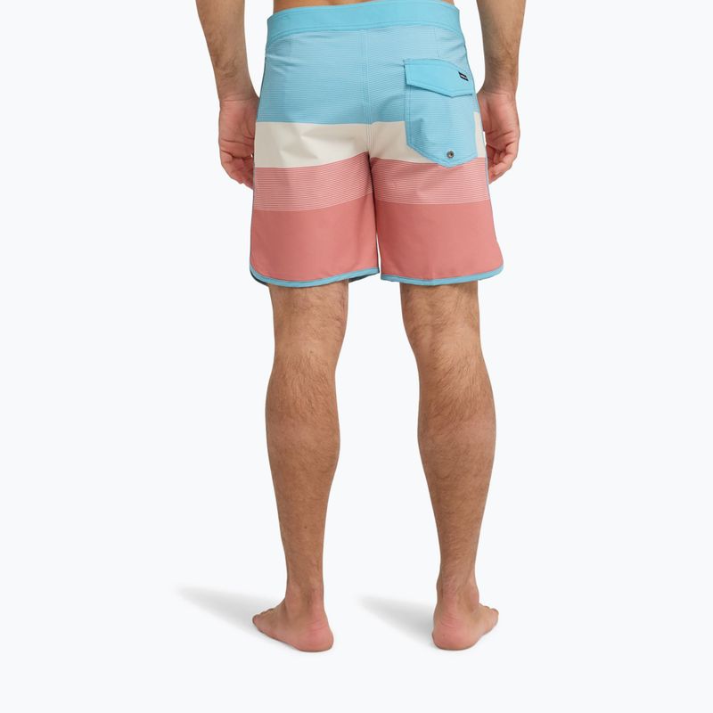 Pánské koupací šortky Quiksilver Surfsilk Scallop 18" desert sand/tijuana 3