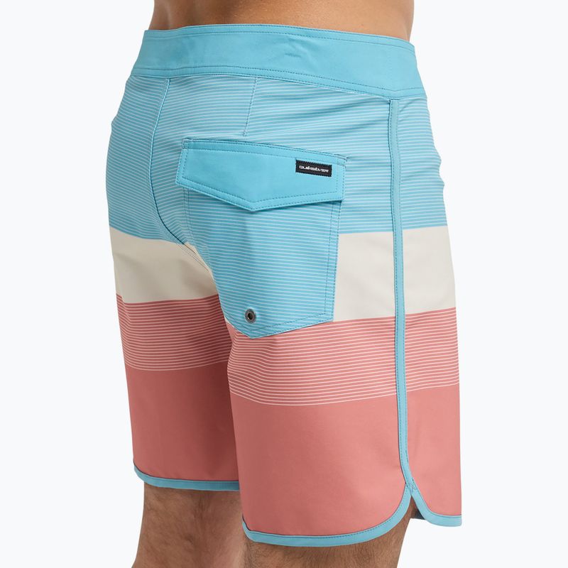 Pánské koupací šortky Quiksilver Surfsilk Scallop 18" desert sand/tijuana 6