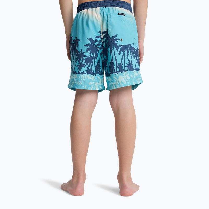 Dětské koupací šortky Quiksilver Everyday Printed Volley 14" aqua thermotropics 2