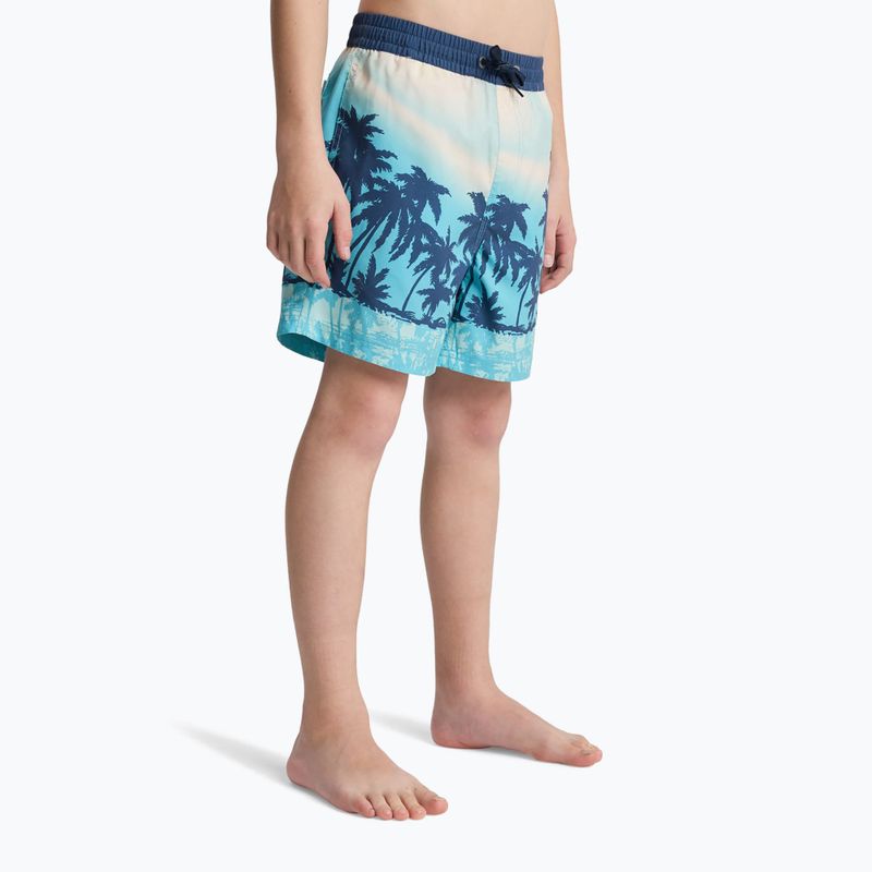 Dětské koupací šortky Quiksilver Everyday Printed Volley 14" aqua thermotropics 3