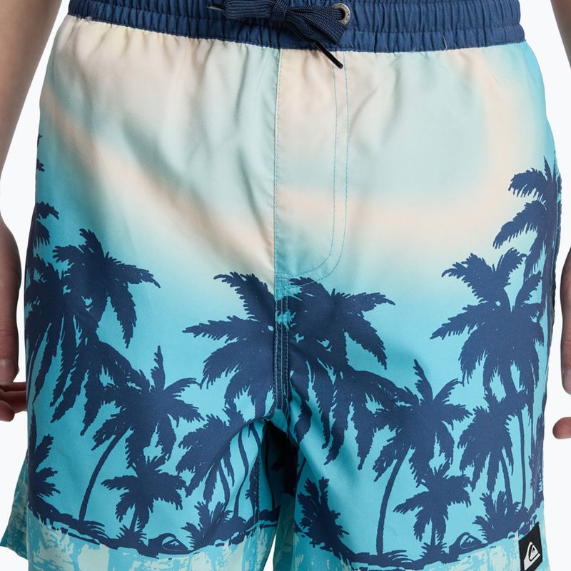 Dětské koupací šortky Quiksilver Everyday Printed Volley 14" aqua thermotropics 4