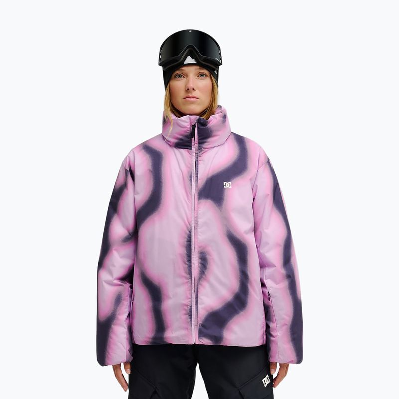 Dámská snowboardová bunda DC Aura Puffer 10K offscale lilac