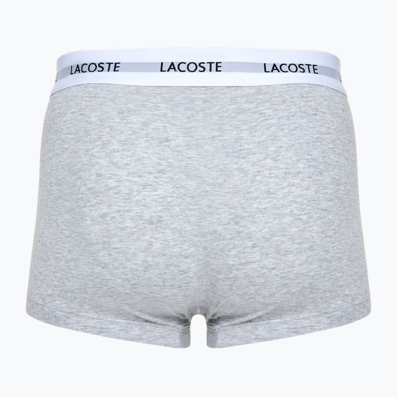 Pánské boxerky Lacoste 5H5150 3 páry black/white/silver chine 5