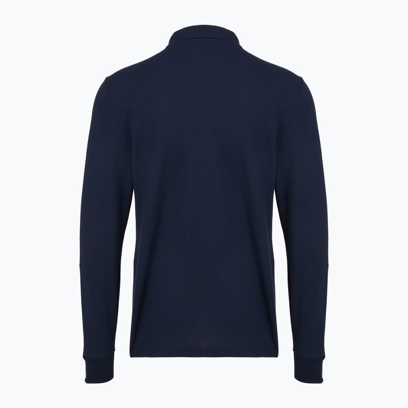 Pánské polo tričko Longsleeve Lacoste DH5523 navy blue 2