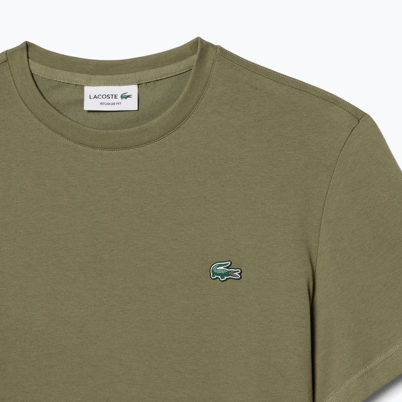 Pánské tričko na lezení Lacoste TH5133 khaki 6