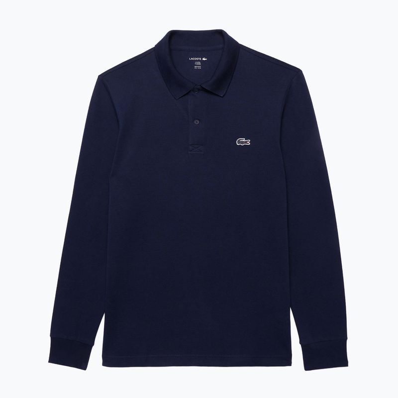 Pánské polo tričko Longsleeve Lacoste DH5523 navy blue 5