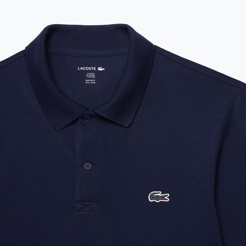 Pánské polo tričko Longsleeve Lacoste DH5523 navy blue 6