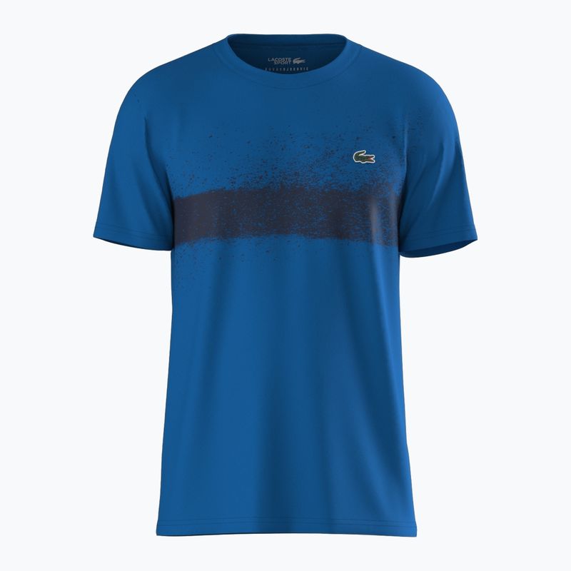 Pánské tenisové tričko Lacoste TH8986 gipsy blue/navy blue