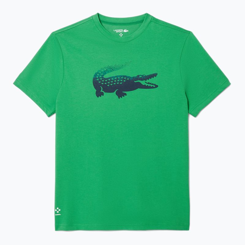 Pánské tenisové tričko Lacoste TH8970 calathea 5