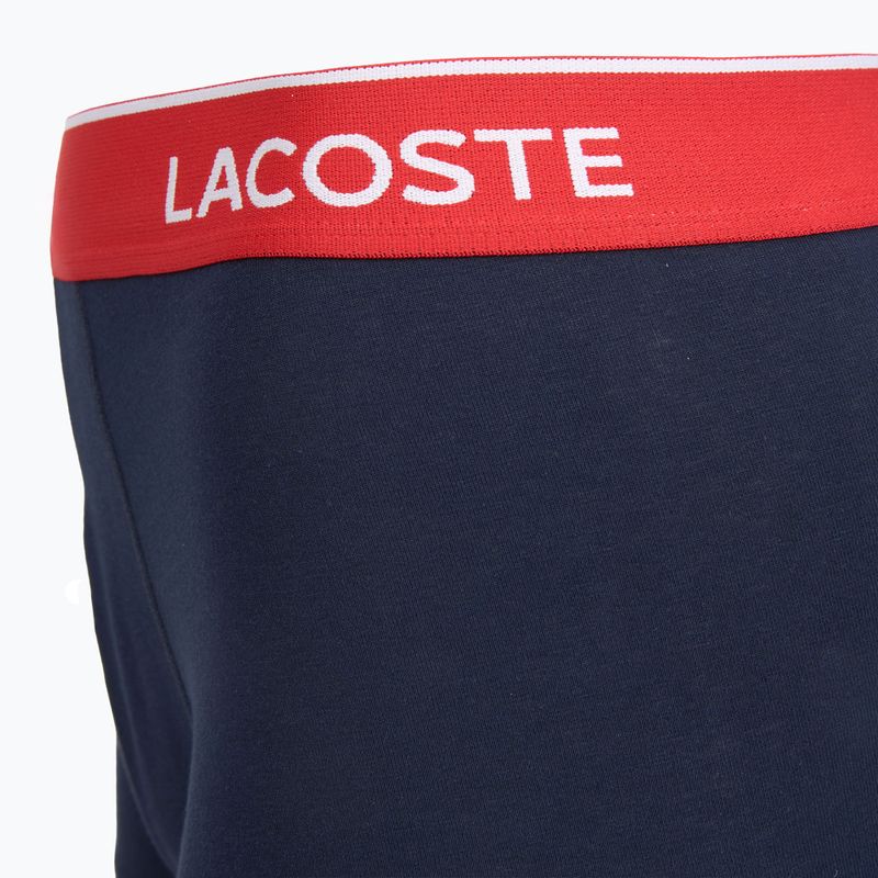 Pánské boxerky Lacoste 5H12997 3 páry navy blue/green/red/navy blue 6