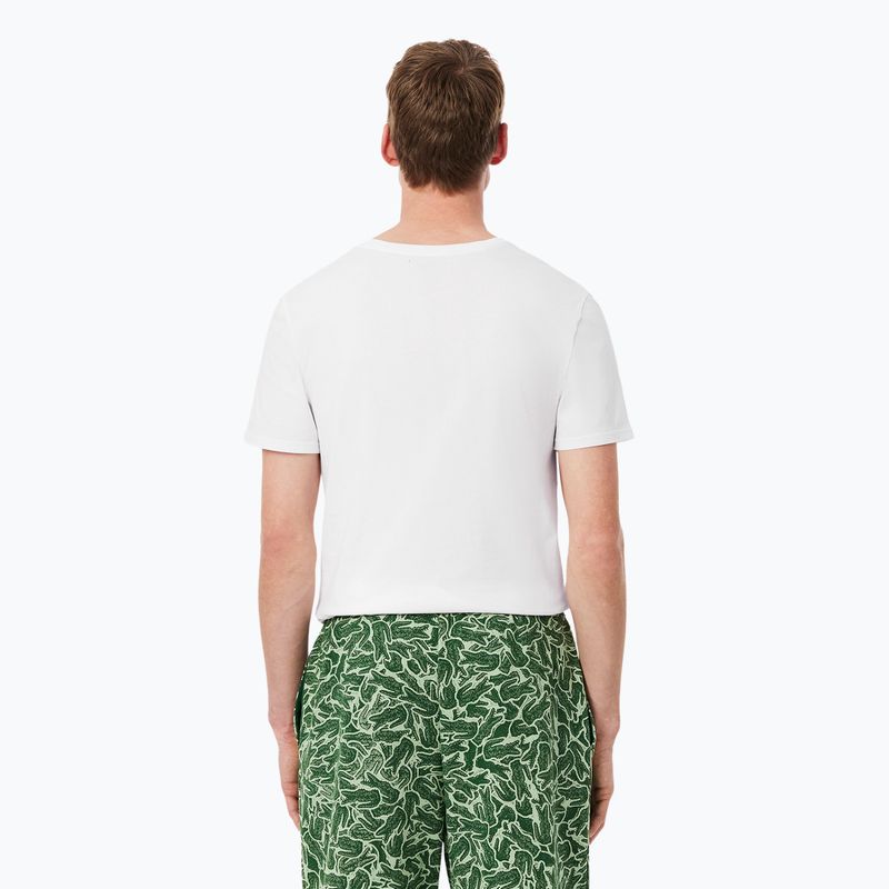 Pánské tričko Lacoste TH9007 3-pak white 5