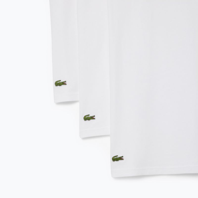Pánské tričko Lacoste TH9007 3-pak white 2