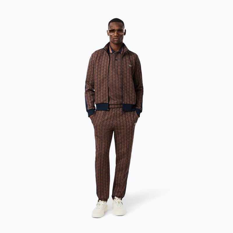 Pánské kalhoty Lacoste XH1440 velvet/date Brown 4