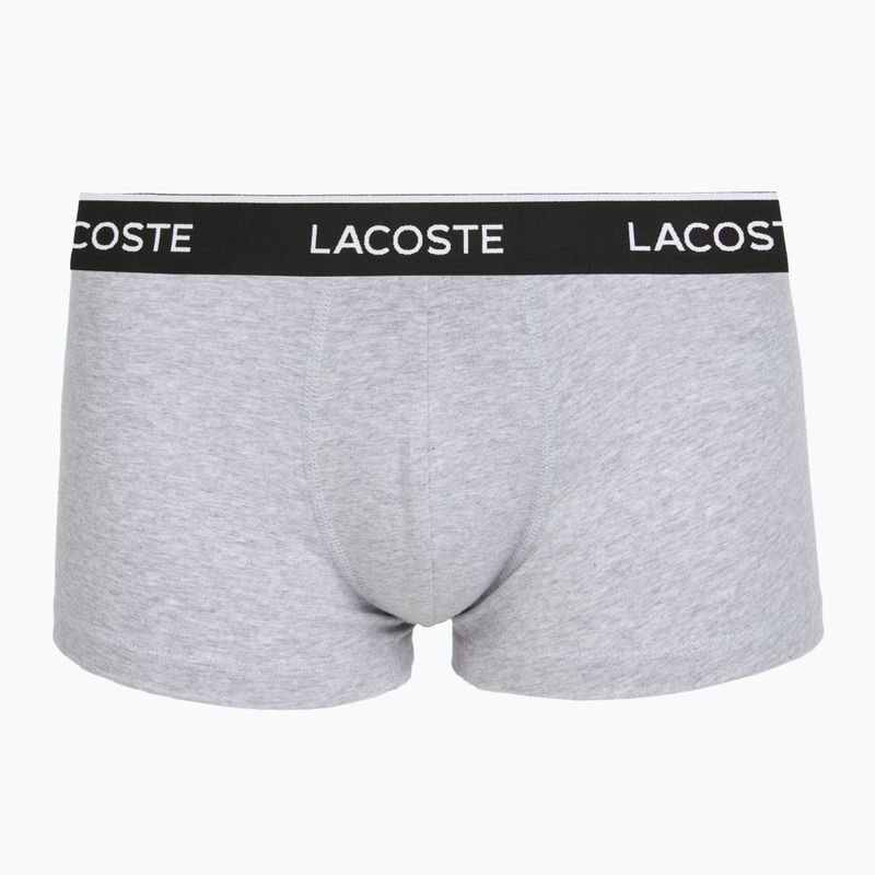 Pánské boxerky Lacoste 5H1300 3 pack silver chine/flagstone/black 2