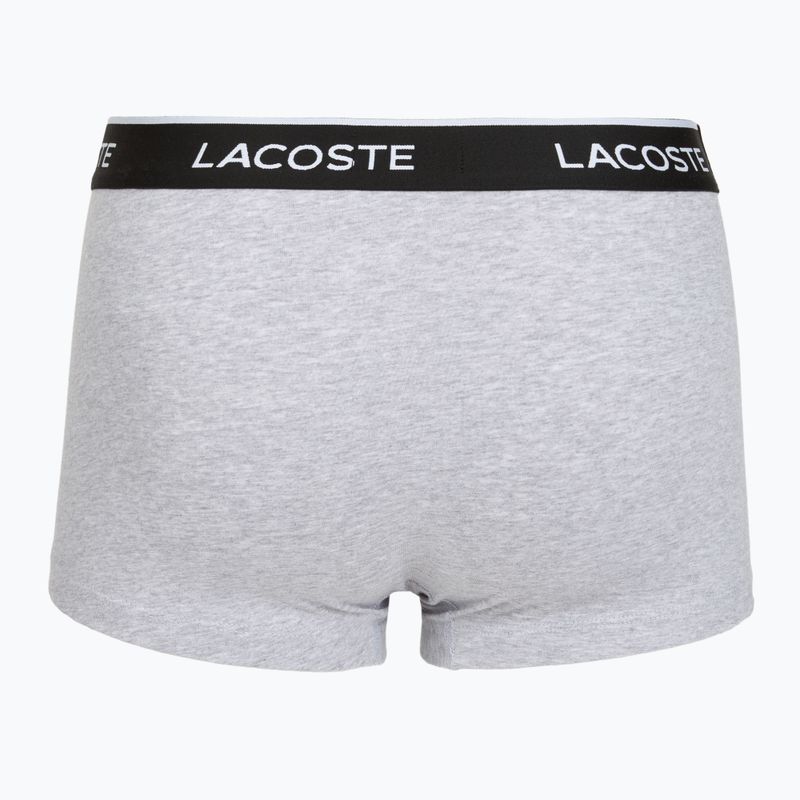Pánské boxerky Lacoste 5H1300 3 pack silver chine/flagstone/black 3