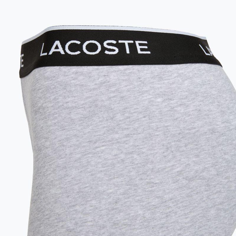 Pánské boxerky Lacoste 5H1300 3 pack silver chine/flagstone/black 4