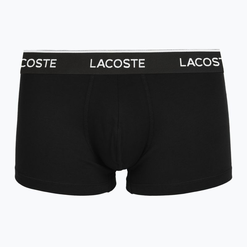 Pánské boxerky Lacoste 5H1300 3 pack silver chine/flagstone/black 5