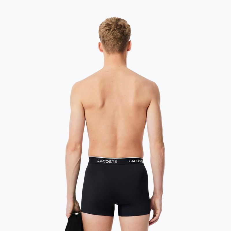 Pánské boxerky Lacoste 5H3202 Microfibra Negro 3 pack black 4