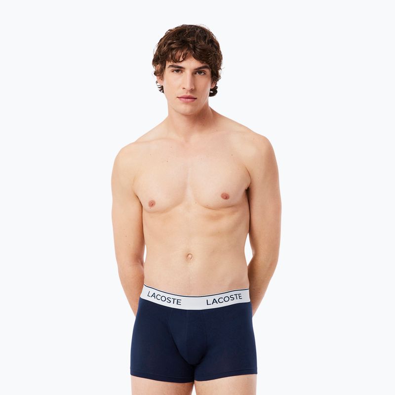 Pánské boxerky Lacoste 5H9002 3 pack navy blue 7