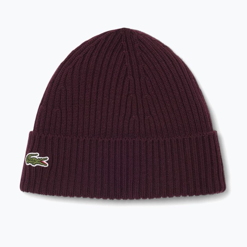 Pánská zimní čepice Lacoste RB0001 oxalis