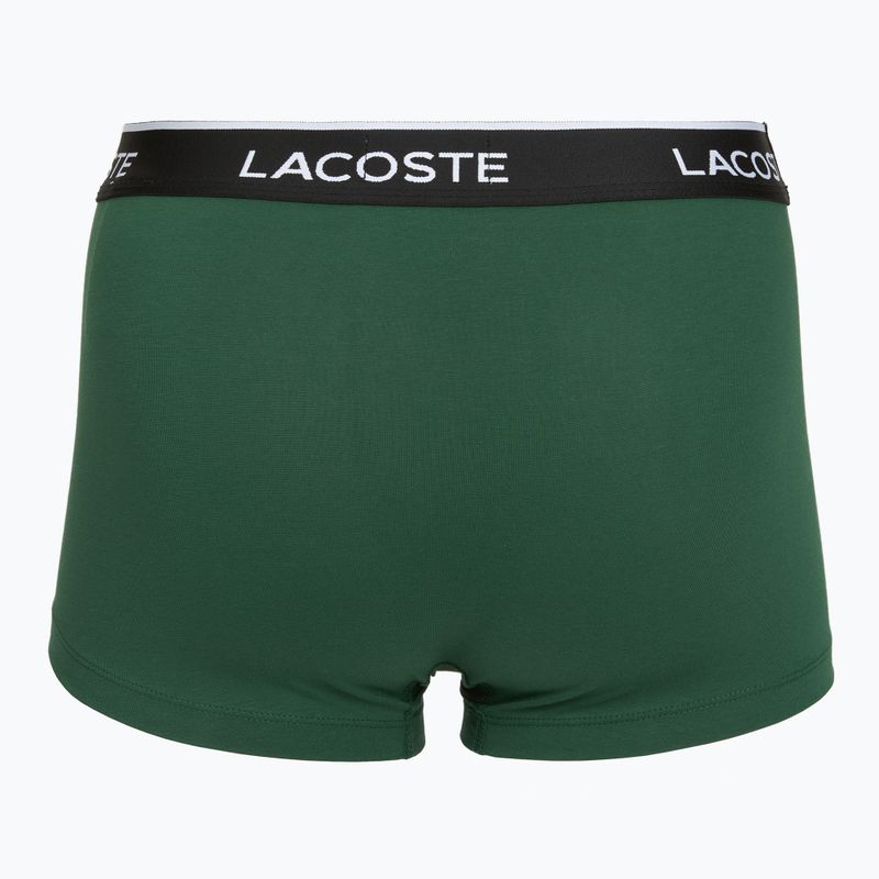Pánské boxerky Lacoste 5H1300 3 pack black/green 4