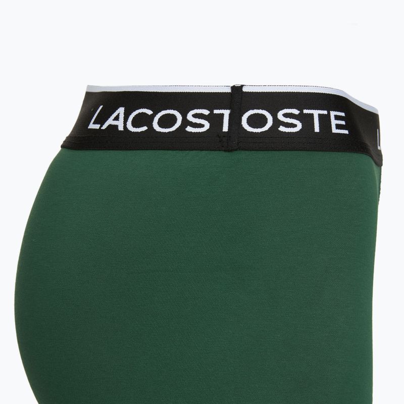 Pánské boxerky Lacoste 5H1300 3 pack black/green 5