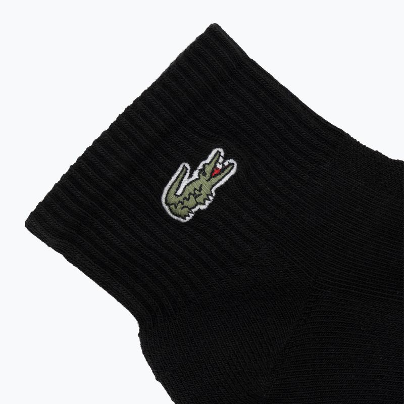 Ponožky Lacoste RA9182 Ankle 3-pak black 3
