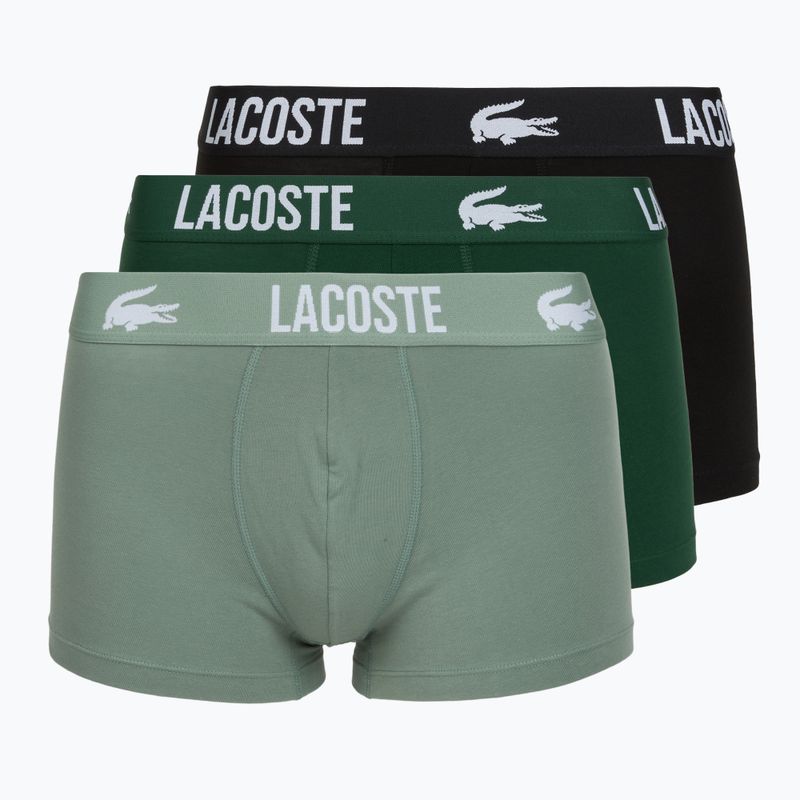 Pánské boxerky Lacoste 5H2393 3 pack lichen/green/black