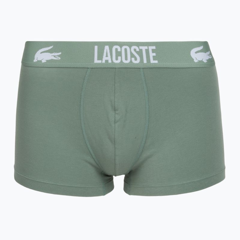 Pánské boxerky Lacoste 5H2393 3 pack lichen/green/black 2