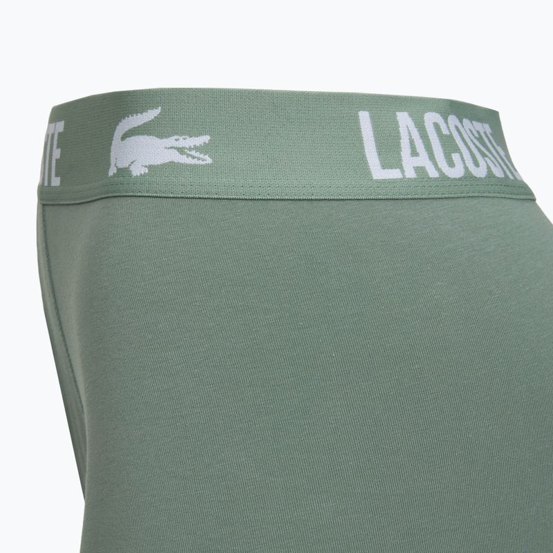 Pánské boxerky Lacoste 5H2393 3 pack lichen/green/black 4