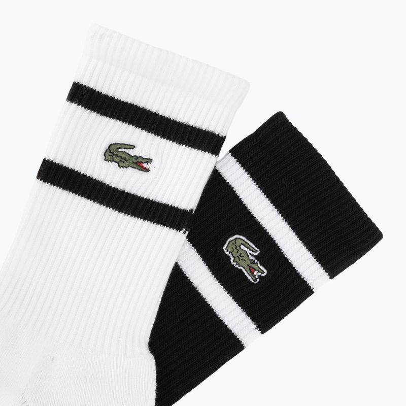 Ponožky Lacoste RA9189 Ankle 3-pak black/white 5