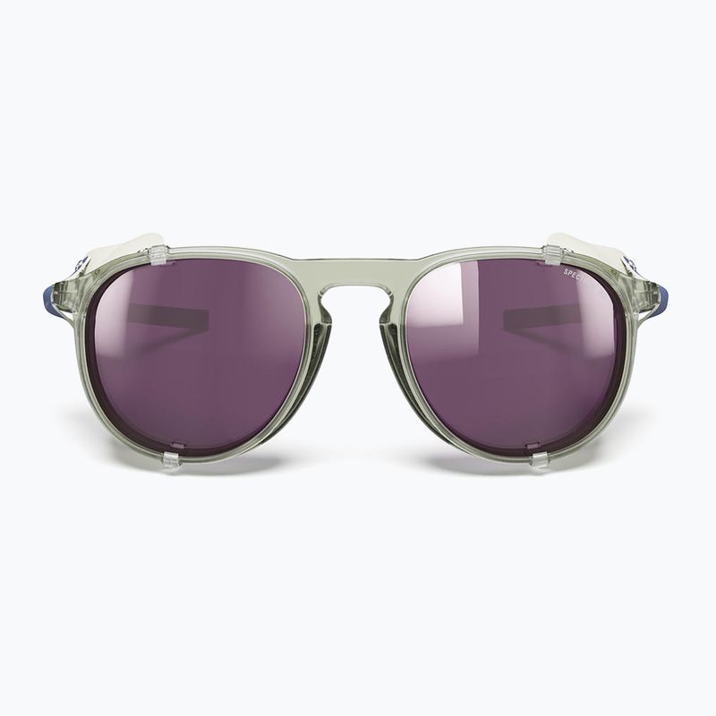 Sluneční brýle Julbo Millenium Polarized HD shiny transparent army green/white/blue 2