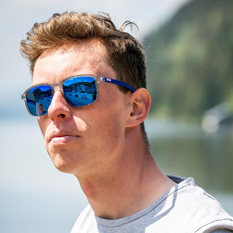 Sluneční brýle Julbo Creek Polarized grey translu/blue metal 5