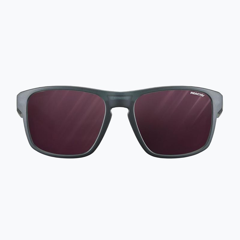 Sluneční brýle Julbo Shield M Reactiv High Contrast translucent black/blue/white 2