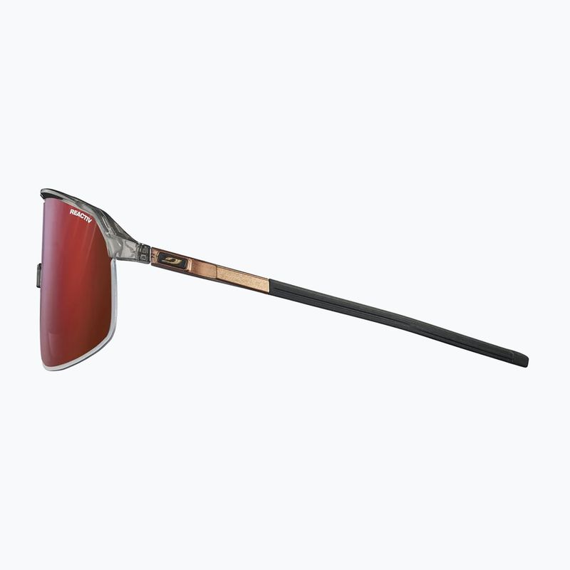 Julbo Dencity Reactiv 0-3 High Contrast lesklé průsvitné černé/měděné cyklistické brýle 3