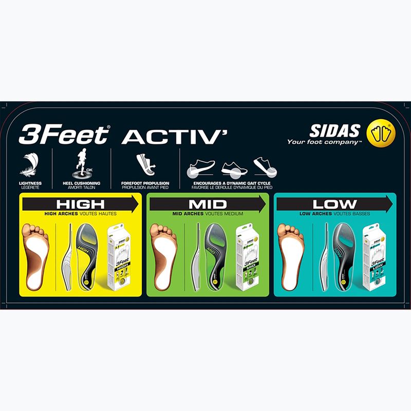 Vložky do bot SIDAS 3Feet Activ High 7