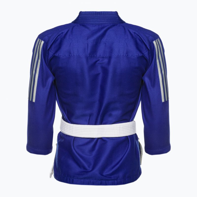 GI pro brazilské jiu-jitsu dětské adidas Rookie blue/grey 3