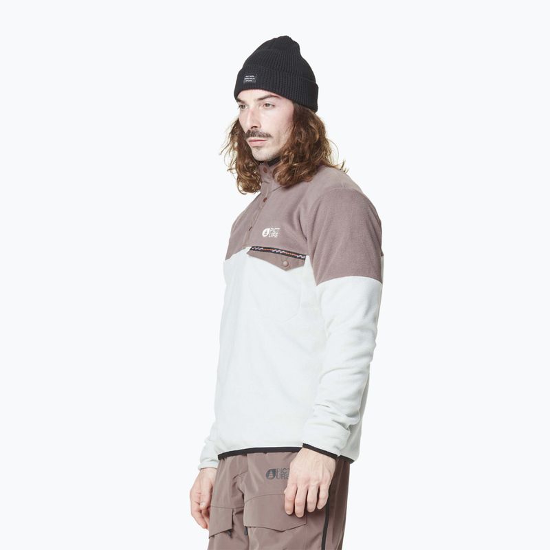 Pánská mikina Picture Arcca 1/4 Fleece deep taupe/pigeon 5