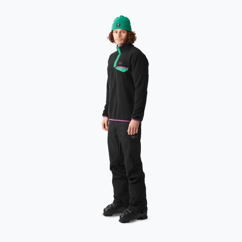 Pánská lyžařská fleecová mikina Picture Arcca 1/4 Zip black 4