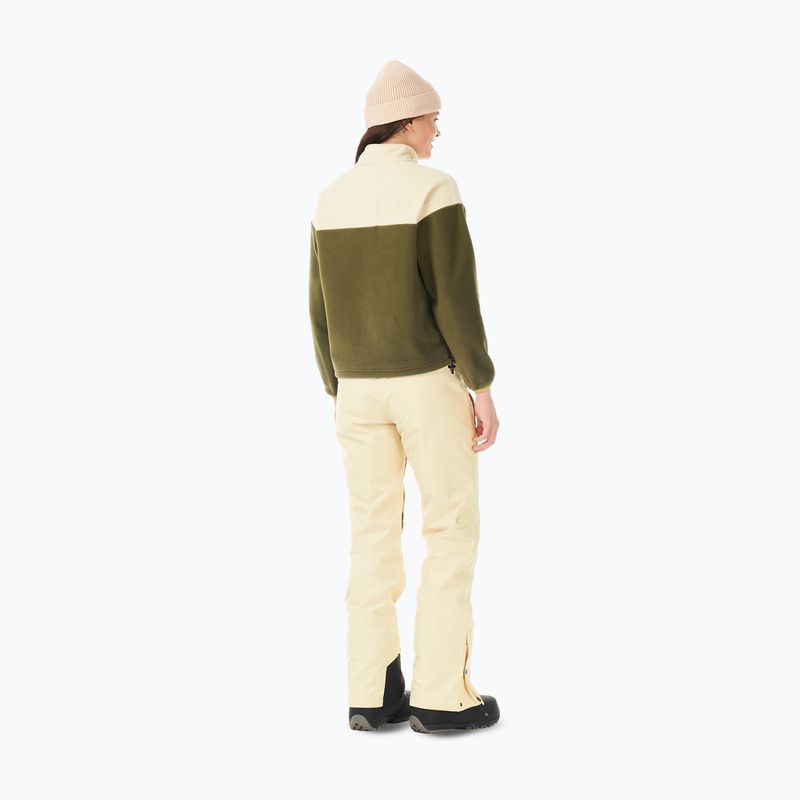 Dámská lyžařská fleecová mikina Picture Arcca 1/4 Zip tobacco 3